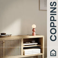Papier peint pré-encollé vinyle intissé uni beige Easy Roll GoodHome Coppins l.53 x H.1005 cm