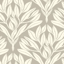 Papier peint royal et sobre avec fleurs de lys - 425x260 cm (l x h)