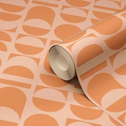 Papier peint Suède intissé GoodHome Irving beige l.53 x H.1000 cm