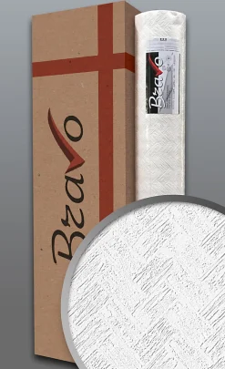 Papier peint texturé EDEM 83103BR70 papier peint intissé texturé à l'aspect de pierre mat blanc 1 carton à 4 rouleaux