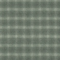 Papier peint vinyl intissé Bensimon tissu ecossais vert L.1005 x l.53cm Lutèce