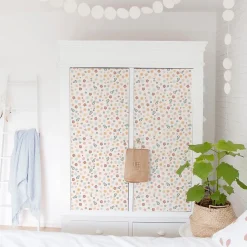 Papier peint vinyle adhésif happy farm flower multicolore 50x300 cm
