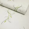 Papier peint vinyle expansé sur intissé - Basique - Motif floral vert pois satiné - Rouleau(x)