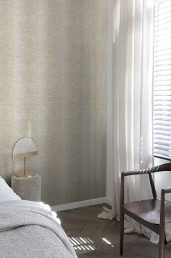 Papier peint vinyle expansé intissé grandeco Zezi coloris naturel
