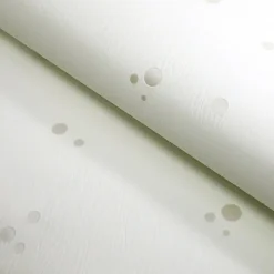 Papier peint vinyle expansé sur intissé - Classique Chic - Pois blanc satiné - Rouleau(x)