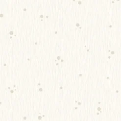 Papier peint vinyle expansé sur intissé - Classique Chic - Pois blanc satiné - Rouleau(x)