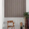 Papier peint vinyle expansé intissé effet lattes de bois clair L.1005 x l.53cm Grandeco