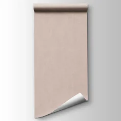 Papier peint vinyle grainé sur intissé uni tweed beige L.1001 x l.53cm Ugèpa