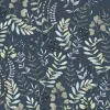 Papier peint vinyle grainé sur intissé botanique Olivia bleu L.1001 x l.53 cm Ugépa