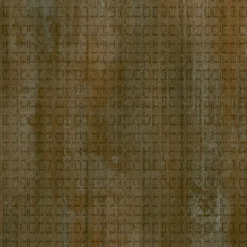Papier peint vinyle intissé Reality Iv Lutece mat et satiné cannage marron, marron foncé l.1005 x l.53 cm
