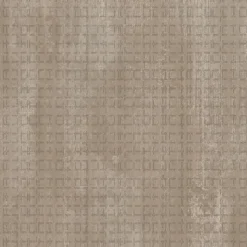 Papier peint vinyle intissé Reality Iv Lutece mat et satiné cannage taupe, marron l.1005 x l.53 cm
