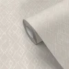 Papier peint vinyle intissé Kohev GoodHome géométrique beige L. 10,05m x l. 0,53m