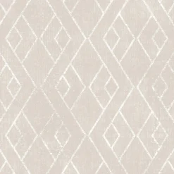 Papier peint vinyle intissé Kohev GoodHome géométrique beige L. 10,05m x l. 0,53m