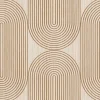 Papier peint vinyle intissé Reality Iv Lutece mat et satiné effet bois, cerclé marron, bois, beige l.1005 x l.53 cm