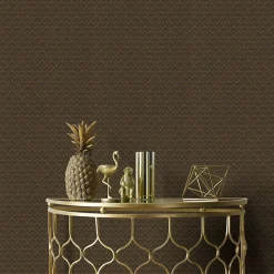 Papier peint Vinyle Intissé GoodHome Nosea noir