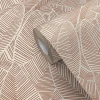 Papier peint vinyle intissé Gebu GoodHome motif palmier rose L. 10,05m x l. 0,53m