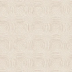 Papier peint vinyle intissé Abaca boutis beige rosé L.1005 x l.53cm Lutèce