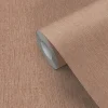 Papier peint vinyle intissé Bolyhos GoodHome uni texturé terracotta L. 10,05m x l. 0,53m