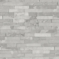 Papier peint Vinyle Intissé GoodHome Smara gris clair