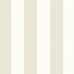 Papier peint vinyle intissé à coller rayures beige L.10 05 x l.53cm