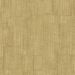 Papier peint vinyle intissé uni Kopa jaune paille L.1005 x l.53cm Lutèce