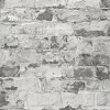 Papier peint Vinyle Intissé GoodHome Epid gris et blanc
