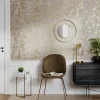 Papier peint Vinyle Intissé GoodHome Gmeli crème