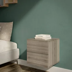 Papier peint vinyle intissé uni bleu vert L.53 x l.1005 cm GoodHome Izier