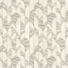 Papier peint Vinyle Intissé GoodHome Oldu blanc