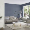 Papier peint vinyle intissé expansé pointe bleu marine L.1001 x l.53cm Rasch