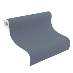 Papier peint vinyle intissé expansé pointe bleu marine L.1001 x l.53cm Rasch