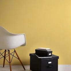 Papier peint Vinyle Intissé GoodHome Izier ocre