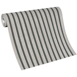 Papier peint vinyle intissé effet tasseaux de bois gris L.1005 x l.53cm Erismann