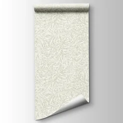 Papier peint vinyle intissé petites feuilles vert L.1001 x l.53cm Ugèpa