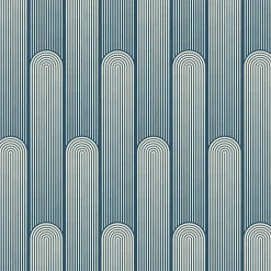 Papier peint Vinyle intissé GoodHome Pawnee bleu canard l.53 x H.1005 cm