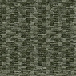 Papier peint vinyle intissé Villa Rosalie Lutece mat et satiné trompe l'œil tissu vert forêt, vert l.1005 x l.53 cm