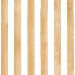 Papier peint vinyle intissé rayures jaune ocre L.1005 x l.53cm Ugèpa
