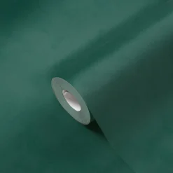 Papier peint Vinyle Intissé GoodHome Izier vert émeraude