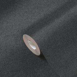Papier peint vinyle intissé uni aspect tissu gris anthracite L.1005 x l.53cm GoodHome, Mythe