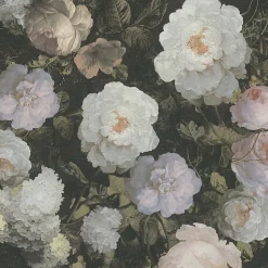 Papier peint Vinyle Intissé GoodHome Serpin rose pâle