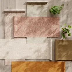 Papier peint vinyle intissé Donsig GoodHome chevrons beige l.53 cm x 10m