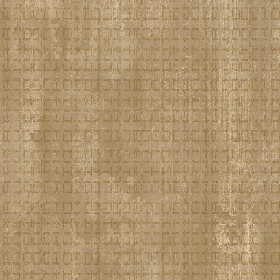 Papier peint vinyle intissé Reality Iv Lutece mat et satiné cannage beige, caramel l.1005 x l.53 cm