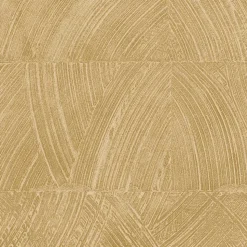 Papier peint vinyle intissé imitation mur taloché cuivre L.1005 x l.53cm Lutèce