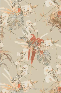 Papier peint vinyle sur intissé Jungle L.10.05 x l.0.53 m. - Réf. AS-387252