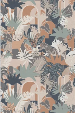 Papier peint vinyle sur intissé Jungle L.10.05 x l.0.53 m. - Réf. SP15954