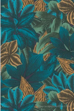 Papier peint vinyle sur intissé Jungle L.10.05 x l.0.53 m. - Réf. AS-392221