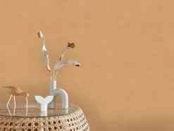 Papier peint vinyle sur intissé Erismann terracotta