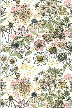 Papier peint vinyle sur intissé Fleur L.10.05 x l.0.53 m. - Réf. LTC-51235007