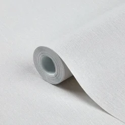 Papier peint vinyle sur intissé GoodHome Lery blanc