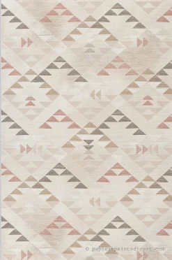 Papier peint vinyle sur intissé Géométrique L.10.05 x l.0.53 m. - Réf. LTC-51201703